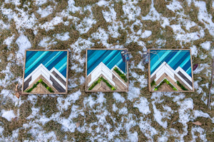 Big Sky 12" Mountain Art